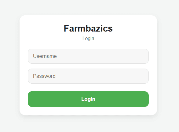 Secure login screen